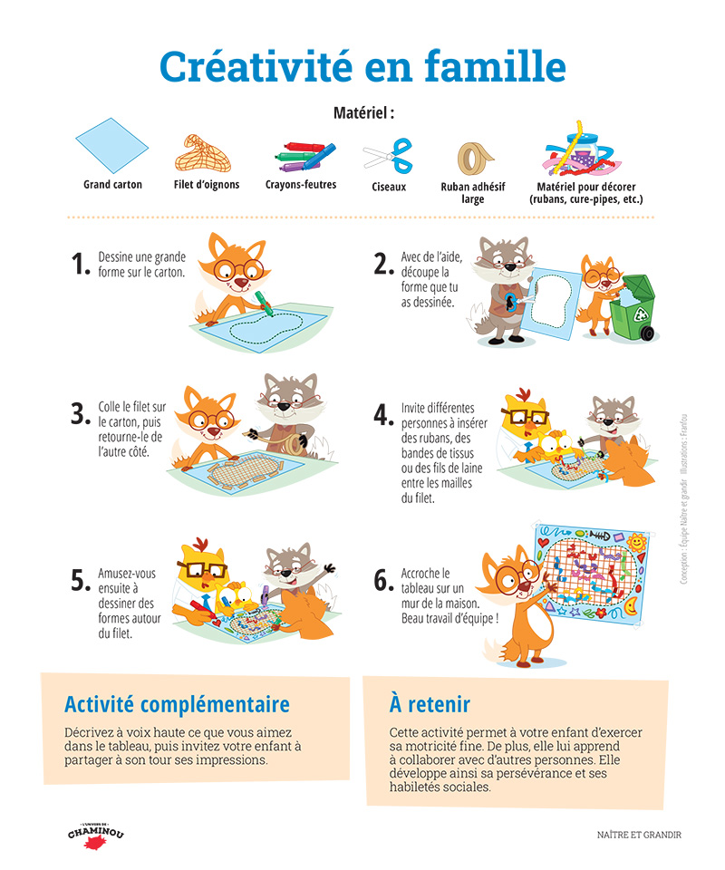 Créativité en famille