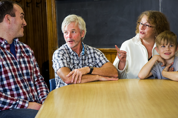 Parents dans un groupe de soutien