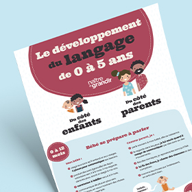 Le développement du langage de 0 à 5 ans
