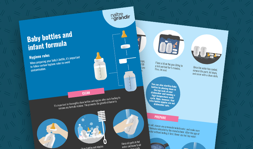 Baby bottles and infant formula: Hygiene rules