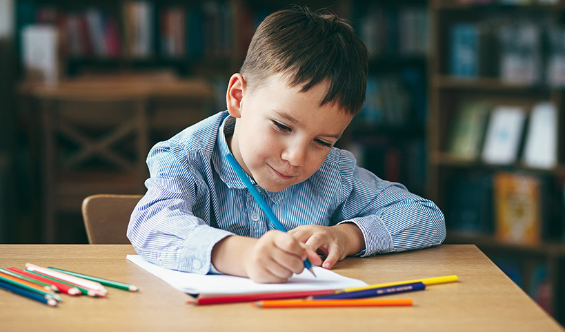 6–7 years old: Fine motor skill development