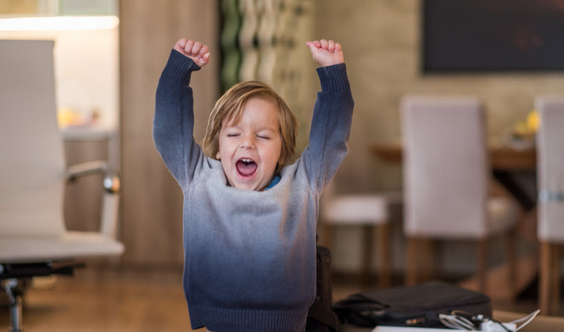 How to teach your child to calm down