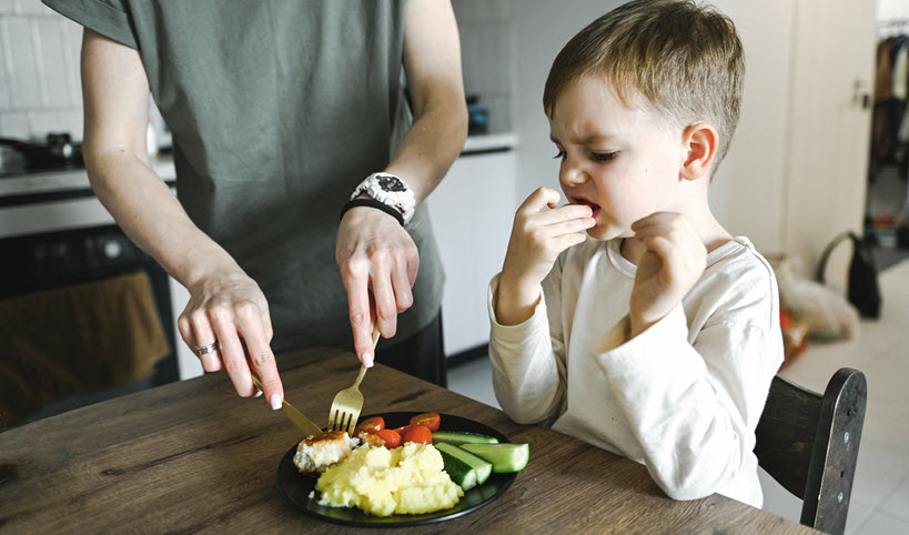 La sélectivité alimentaire d'origine sensorielle
