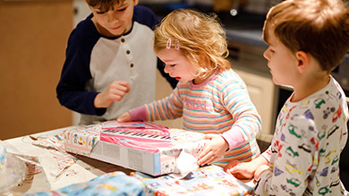 L'achat de jouets