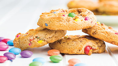 Biscuits au beurre d’arachide et aux chocolats d’Halloween