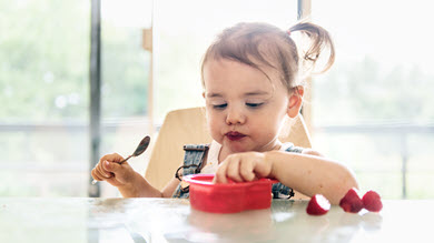 L'enfant qui ne mange pas beaucoup