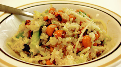 Salade repas de quinoa