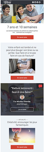 Une nouvelle infolettre
