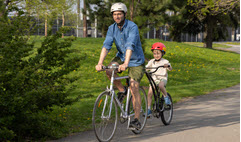 Faire du vélo en famille en toute sécurité