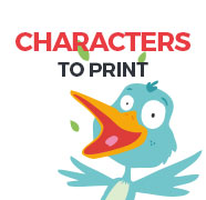 Characters to print